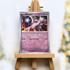 Thẻ hình Pokemon Mewtwo 059/142 - Lá bài lẻ Stellar Crown Uncommon Reverse Holo tiếng Anh chính hãng
