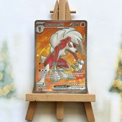 Thẻ hình Pokemon Lycanroc ex 241/193 - Lá bài Scarlet&Violet Paldea Evolved Full Art Secret Rare tiếng Anh chính hãng