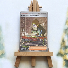 Thẻ hình Pokemon Clemont's Quick Wit 243/191 - Lá bài lẻ Surging Sparks Special Illustration Rare tiếng Anh chính hãng