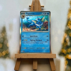 Thẻ hình Pokemon Vaporeon 134/165 - Lá bài Scarlet & Violet 151 Rare Reverse Holo tiếng Anh chính hãng