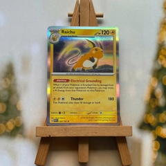 Thẻ hình Pokemon Raichu 026/165 - Lá bài lẻ Scarlet Violet 151 Rare Reverse Holo tiếng Anh chính hãng