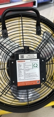 Quạt sạc sàn Nanoco NRF1230L màu vàng (Công suất 20W, 12 inch)
