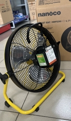 Quạt sạc sàn Nanoco NRF1230L màu vàng (Công suất 20W, 12 inch)