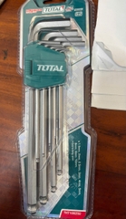 Bộ lục giác đầu bi 1.5-10mm Total THT106292