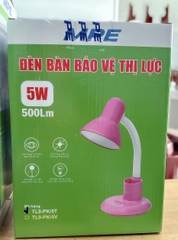 Đèn led bàn học MPE 5W màu hồng