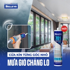Keo Silicone 701 trong (A300) Selleys