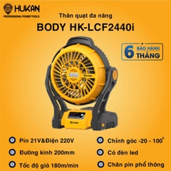 Thân quạt chạy pin