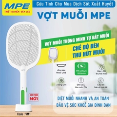 Vợt muỗi thông minh, có đèn thu hút muỗi MPE-VM1