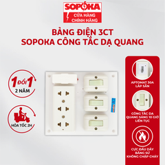 Bảng điện Sopoka 3CT