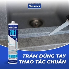 Keo Silicone 701 trong (A300) Selleys