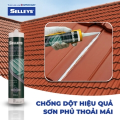 Keo chống giột mái tôn Selleys Awning & Roofing Sealant Grey 300ml