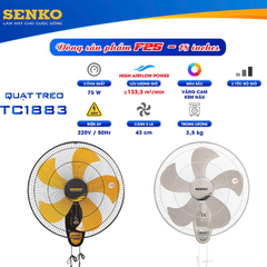 Quạt treo 2 dây 4T5 Senko TC1883