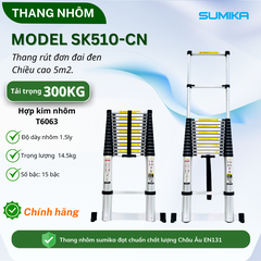 Thang nhôm rút Sumika SK510 (có thang ngang)