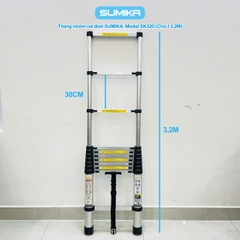 Thang rút nhôm Sumika SK320,chiều cao 3.2m