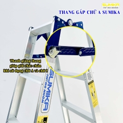 Thang nhôm xếp chữ A Sumika SKD506, chiều cao 1.8M+1.8M