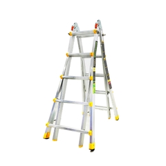 Thang nhôm rút lồng trắng 2m5 Boodoor BRL25
