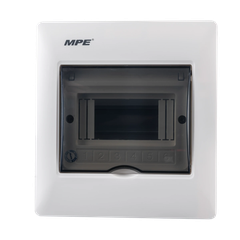 Tủ điện âm tường nhựa MPE 6 đường