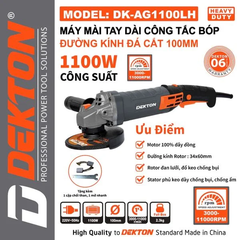 Máy mài tay dài Dekton 1100W