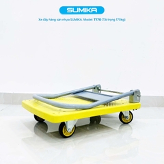 Xe đẩy hàng sàn nhựa SUMIKA T170, tải trọng 170kg