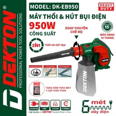 Máy Thổi & Hút Bụi Điện 950W Dekton DK-EB950