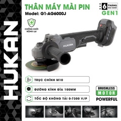 Thân máy mài góc pin (gen 1) Hukan