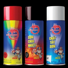 Sơn xịt chịu nhiệt đen 660