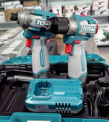 Combo máy khoan và máy siết vít Total 16V