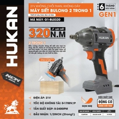 Thân máy siết bu lông pin đầu 2in1