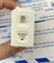 Ổ cắm đơn có màng che WEV1081SW