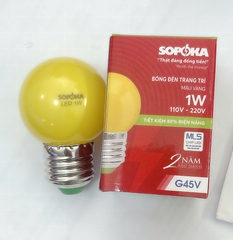 Bóng đèn LED trang trí G45V (màu vàng)