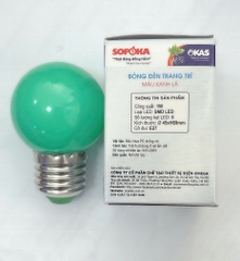 Bóng đèn LED trang trí G45L (xanh lá)