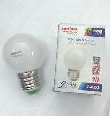 Bóng đèn LED trang trí G45ĐS (đa sắc)