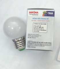 Bóng đèn LED trang trí G45ĐS (đa sắc)