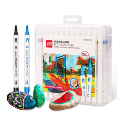 Hộp bút marker hai đầu acrylic marker HM913 - 36