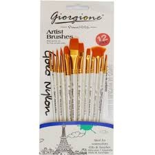 Bộ 12 cọ vẽ Giogione 818