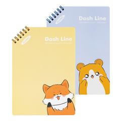 Sổ Dash Line lò xo kép chéo A5 120 trang 100/76; MS: 962