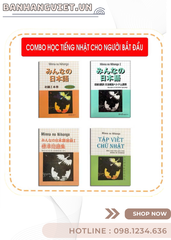 Combo Minna No Nihongo 1 - Dành Cho Người Bắt Đầu Trình Độ N5 ( Bộ 4 Cuốn )