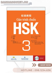 Giáo Trình Chuẩn HSK Tập 3 ( Trọn Bộ 2 cuốn) - Bản đen trắng