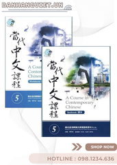 Giáo trình tiếng Trung đương đại - Tập 5 ( SGK + BT)  Bản Trung - Anh