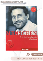 Combo Sách Menschen A2 ( Arbeitsbuch + Kursbuch) - Sách in offset bản mầu.