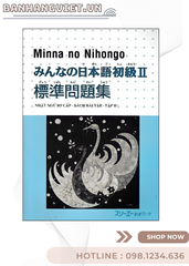 Minna no nihongo 2 - Combo 3 cuốn ( Giáo trình, Bản Dịch, Bài Tập)