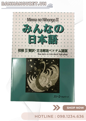 Minna no nihongo 2 - Combo 3 cuốn ( Giáo trình, Bản Dịch, Bài Tập)
