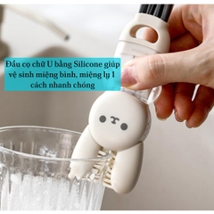 Bàn chải đa năng 4in1 hình thỏ Fasola DZ772