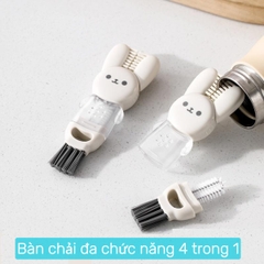 Bàn chải đa năng 4in1 hình thỏ Fasola DZ772