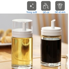 Bình rót dầu dấm để bàn bằng thủy tinh Fasola YL035