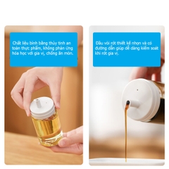 Bình rót dầu dấm để bàn bằng thủy tinh Fasola YL035