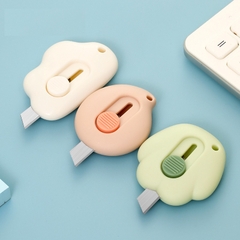 Dao rọc giấy mini kiêm móc chìa khóa nhiều hình dạng màu sắc Fasola DZ533