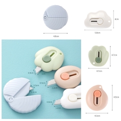 Dao rọc giấy mini kiêm móc chìa khóa nhiều hình dạng màu sắc Fasola DZ533