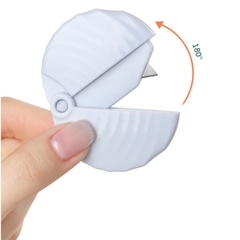 Dao rọc giấy mini kiêm móc chìa khóa nhiều hình dạng màu sắc Fasola DZ533