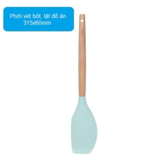 Dụng cụ nấu ăn Silicone cán gỗ sồi SH121